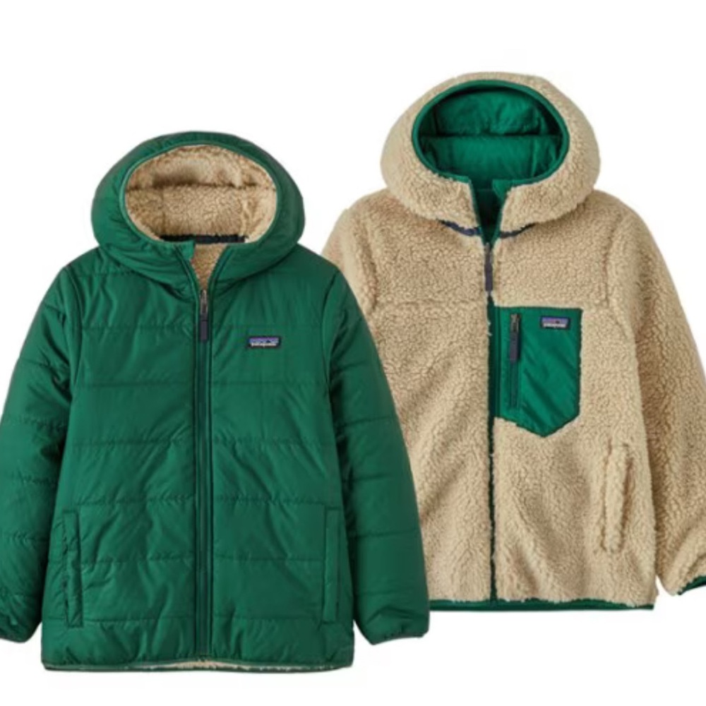 Patagonia Reversible Ready Freddy Jacket in Conifer Green